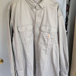 Men's Carhartt fire resistant shirt xl